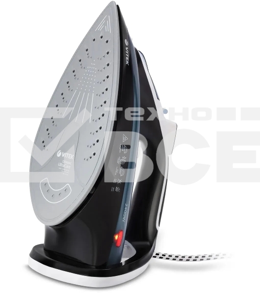 Утюг Vitek VT-8304 2400Вт черный/белый/синий