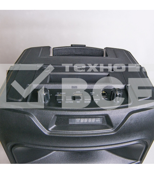 Мидисистема B52 Party Box, 40Вт (20Вт*2), АКБ 4500мА/ч,BT (до10м), USB, FM, провод. микроф.