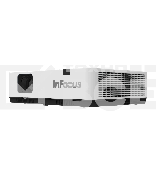 Проектор INFOCUS IN1036 3LCD, 5000 lm, WXGA, 1.371.65:1, 50000:1, (Full 3D), 16W, 2хHDMI 1.4b, VGA in, CompositeIN, 3,5 audio IN, RCAx2 IN, USB-A, VGA out, 3,5 audio OUT, RS232, Mini USB B serv, RJ45, 3,3 кг
