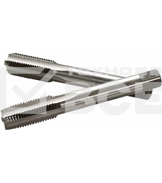 Метчик ручной Сибртех М8x1,0 мм, комплект из 2 шт.