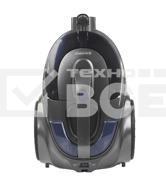 Пылесос Endever Skyclean VC-670 серый/синий, 420/2100 Вт, уборка сухая, пылесборник контейнер 3 л