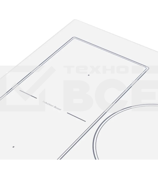 Индукционная варочная панель Maunfeld CVI453SBWH Inverter, конфорок: 3 шт., стеклокерамика, независимая, белый