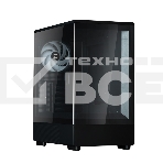 Компьютерный корпус ZALMAN P10, MATX, BLACK, WINDOW, 2x3.5