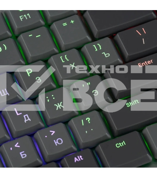 Клавиатура Oklick K615X (1934413) проводная, USB, серый + серебристый