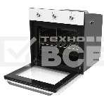 Духовой шкаф Электрический Domfy DM6632EO WG белый стекло, фото2