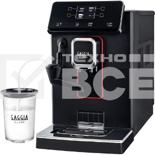 Кофемашина автоматическая Gaggia MAGENTA MILK BK 8701/01 черный, исп. кофе - молотый/зерновой, 1.8 л, 1900 Вт, 15 Бар.
