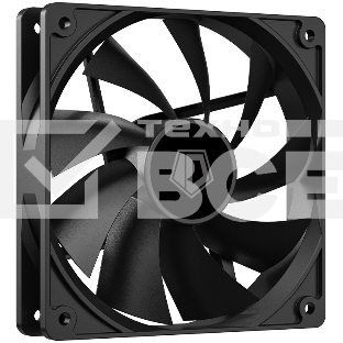 Вентилятор для корпуса ID-Cooling XF-120-K черный, 120 мм, 1800 об/мин, 35.2 дБ, 4 pin