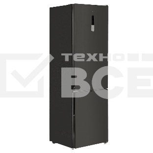 Холодильник Maunfeld MFF200NFSB10 Inverter черный двухкамерный 271/106 л морозилка снизу, NoFrost