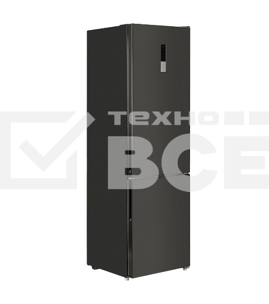 Холодильник Maunfeld MFF200NFSB10 Inverter черный двухкамерный 271/106 л морозилка снизу, NoFrost