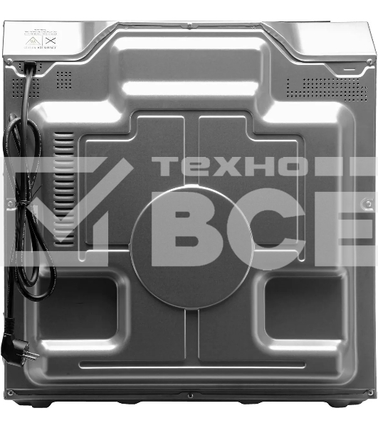 Духовой шкаф электрический Hyundai HMEO 6780 DX черное стекло/серебристый