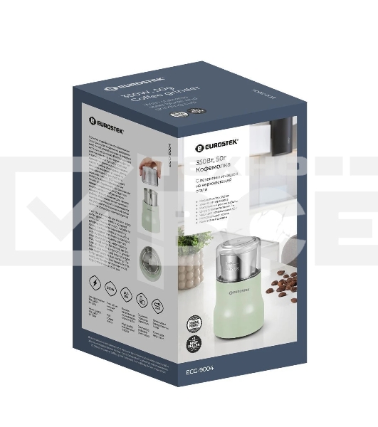 Кофемолка Eurostek ECG-9004 350 Вт, 50 гр, мятный