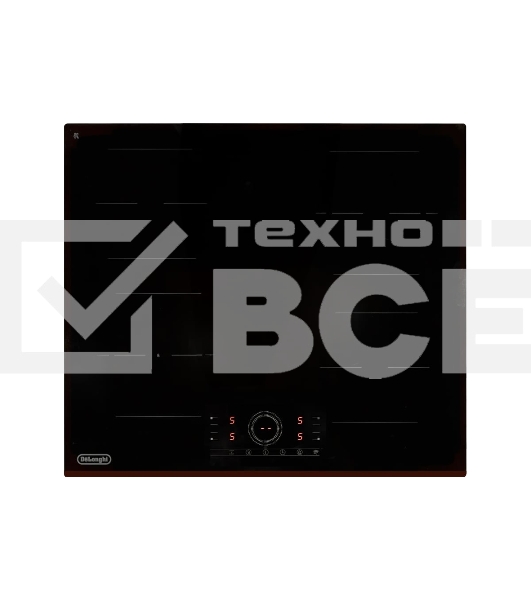 Варочная панель индукционная DeLonghi ELETTRA 1B0P CR черный