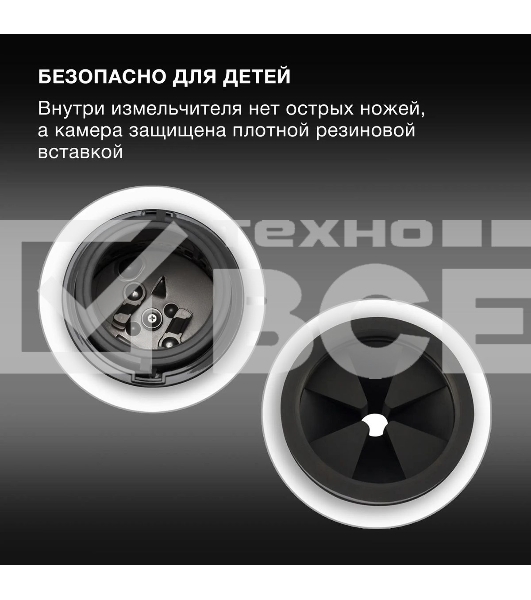 Измельчитель Hyundai HFWD 12560 560Вт черный/черный
