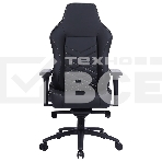 Кресло игровое Cactus CS-CHR-0112BL черный, сиденье черный, эко.кожа, с подголов. крестовина металл, пластик черный, фото13