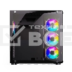 Компьютерный корпус ABR Sea View Black (1*USB Type-C, 2*USB 2.0, HD Audio, 4xRGB Fan, ATX, Micro-ATX), фото6