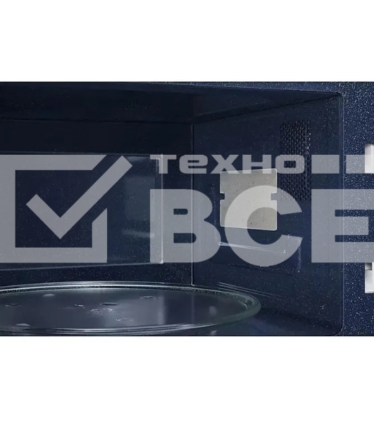 Микроволновая печь встраиваемая Samsung MS23A7013AT/BW серебристый/чёрный, 23 л, 1150 Вт, переключатели - кнопки