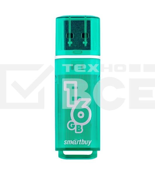 Флешка USB R/W 2.0 Smartbuy 16 Gb,Glossy series зеленый Snake Edition (SB16 GbGSGSN)