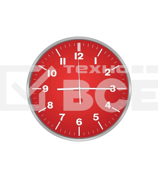 Часы настенные Centek СТ-7100 Red