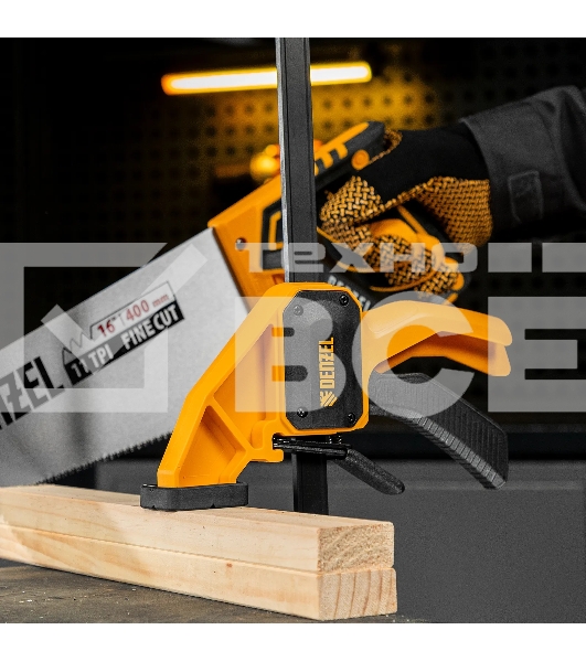 Струбцина Denzel F-образная, быстрозажимная, 300 х 80 мм, усиленный нейлоновый корпус