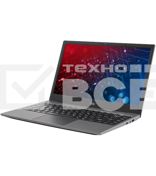 Ноутбук IRU Tactio 14RLH серый Ryzen 5 7430U 8Gb SSD 256Gb AMD Radeon Graphics 14