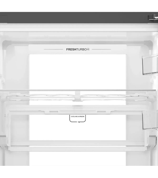 Холодильник Haier A4F742CGGU1 золотистый трехкамерный 277/129л морозилка снизу, No Frost