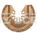 Насадка для МФИ Denzel режущая полукруг., HM, по плитке и дереву, 65 мм, фото6