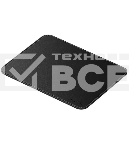 Коврик для мыши из веганской кожи Satechi Vegan-Leather Premium Desk Mat, черный