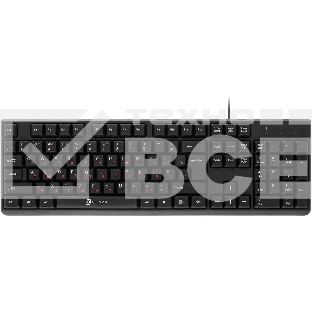 Клавиатура Oklick 100M HW3 проводная, USB Type-A, чёрный