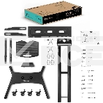 Стойка для телевизора с кронштейном ONKRON 32'-70', мобильная, черная TS1350, фото2