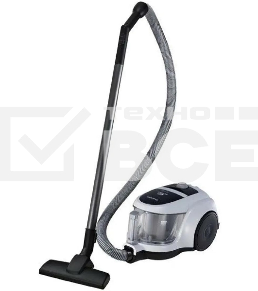 Пылесос Samsung SC4520 белый, 350/1600 Вт, уборка сухая, пылесборник контейнер 1.3 л