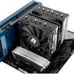 Кулер для процессора Thermalright Royal Knight 120 SE (4-pin PWM, 155мм, Ni/Cu, 6x6мм, 2x120мм, 66.17CFM/59CFM, 25.6dBA/26.1dBA, 1500RPM/1800RPM, S: 1200, 1700, 1851, 115X, AM4, AM5, silver, black), фото2