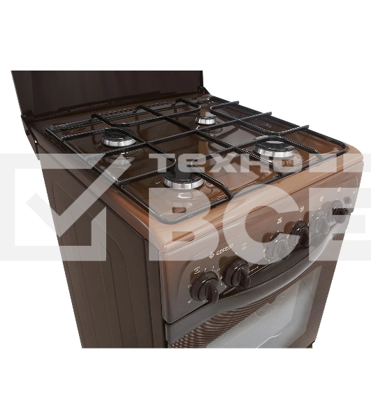 Плита газовая Gefest ПГ 3200-05 К19 коричневый, конфорок 4 шт, духовка 44 л, 50 см x 85 см x 57 см