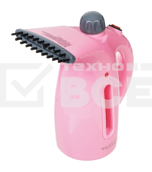 Отпариватель Kelli KL-317 розовый, 1700 Вт, 20 г/мин, 350 мл