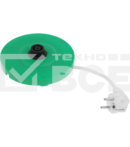 Чайник электрический Великие Реки Томь-1 белый/зеленый