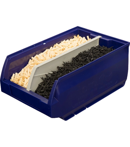 Ящик сплошной ТАРА.РУ Milano 5003 синий 350х230х150мм PP 10037