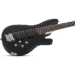 Бас-гитара SCHECTER C-4 DELUXE SBK - бас-гитара 4-струнная, цвет черный матовый, фото12