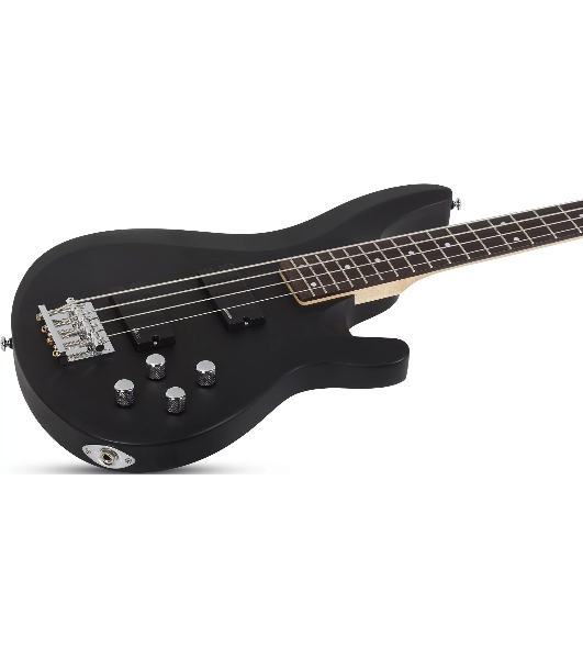 Бас-гитара SCHECTER C-4 DELUXE SBK - бас-гитара 4-струнная, цвет черный матовый