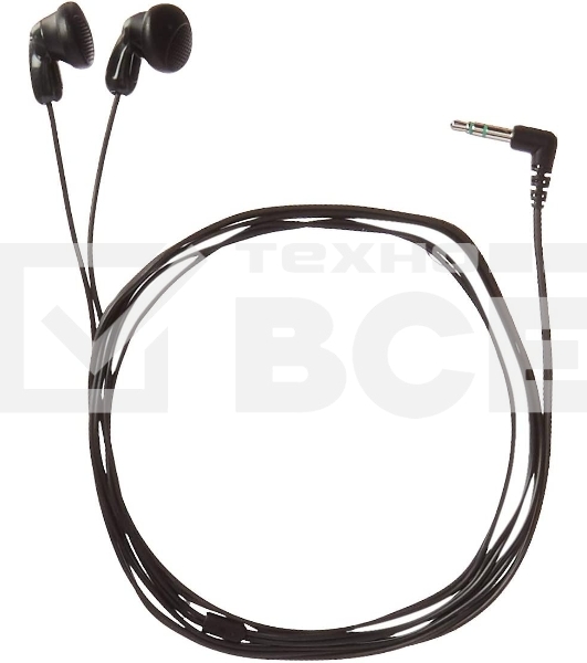 Наушники вкладыши Sony MDR-E9LP 1.2м черный проводные в ушной раковине