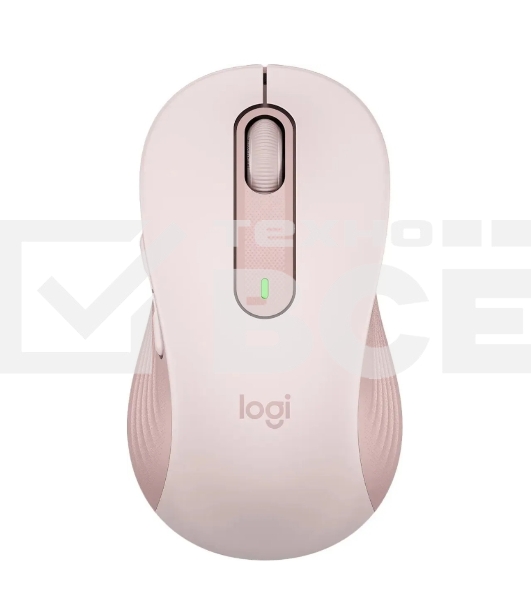 Мышь беспроводная Logitech Signature M650 розовый, 4000 dpi, радиоканал, Bluetooth, USB, кнопки - 5