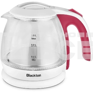 Чайник электрический Blackton Bt KT1801G белый/розовый, 1500 Вт, 1 л.
