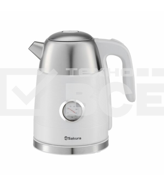 Чайник электрический Sakura SA-2178W Premium белый,  1.7 л.,  2200 Вт