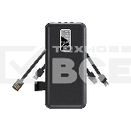 Портативное зарядное устройство Power Bank (аккумуляторная батарея) 20000 mAh, черное Rexant, фото 1