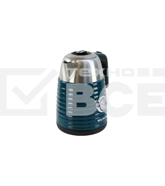 Чайник электрический Willmark WEK-1738PST (1.7л, двойные стенки, эффект термоса, термометр, 2200Вт) Изумрудный