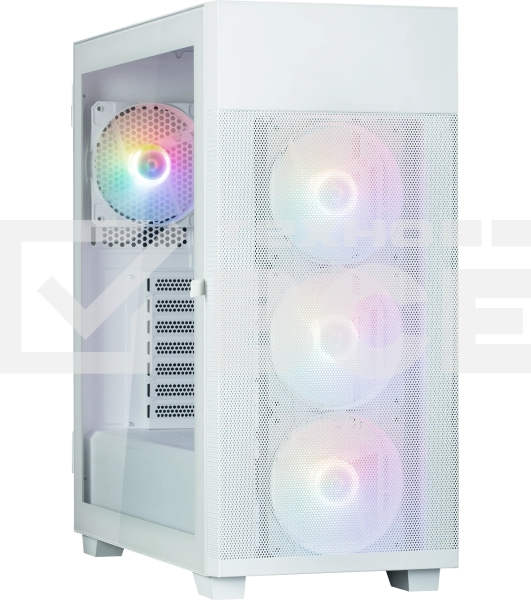 Компьютерный корпус ZALMAN S5 NEO, ATX, белый, WINDOW, 2xCOMBO (3.5