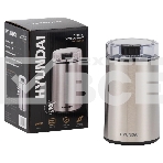 Кофемолка Hyundai HYC-G5261 200Вт сист.помол.:ротац.нож вместим.:60гр серебристый, фото 1