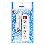 Удлинитель Smartbuy (SBE-16-4-05-ZS) 4 гнз х 5,0 м (16А/3.5 кВт, ПВС 3х1.0), фото2