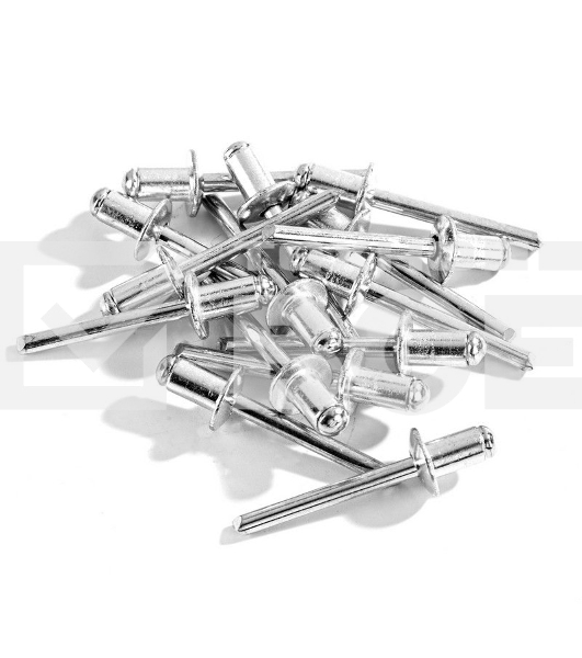 Набор заклепок Deli DL236906 75 шт (2.4мм,3.2мм,4.0мм,4.8мм,6.0мм) * 15 шт Пластиковая коробка.