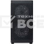 Компьютерный корпус без блока питания HSPD M320, Mesh Mini-tower, черный, slide TG, 0.45 SPCC, 2x140мм ARGb+1x120мм ARGb mATX, mITX 160/340/184мм 2x2.5