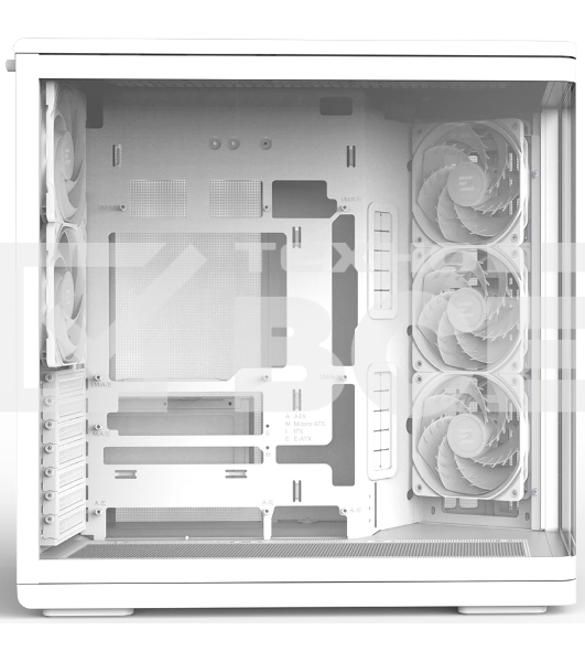 Компьютерный корпус ZALMAN MidTower P60 белый (ATX, без БП, 5x120мм ARGb fans, 1xUSB Type C, 2xUSB 3.0) (Zalman P60 белый)