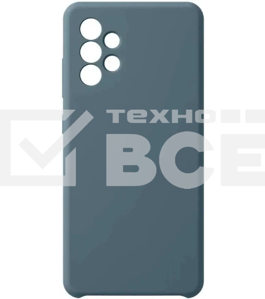 Чехол (клип-кейс) Deppa для Samsung Galaxy A32 Liquid Silicone синий (870122)